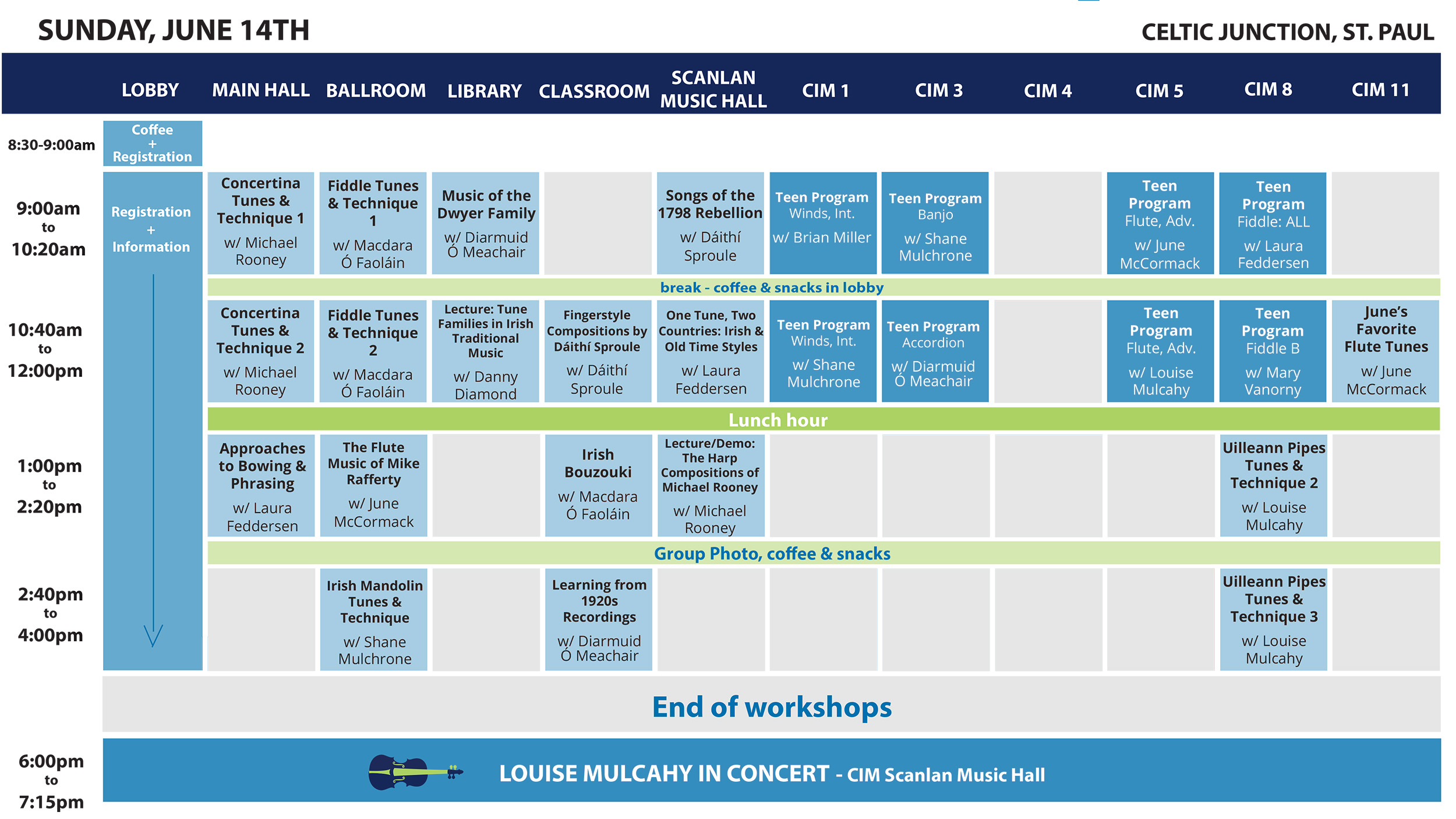 MIM Schedules - Sunday Final draft - website