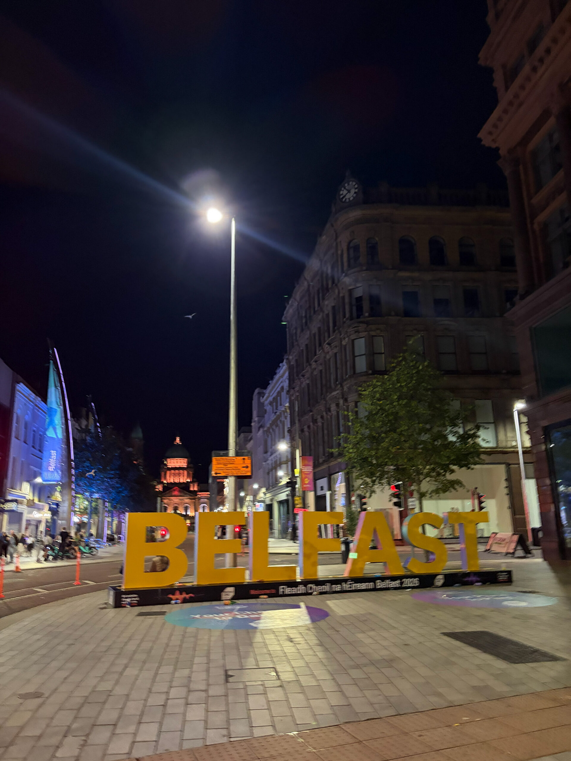 Belfast 2026 fleadh sign